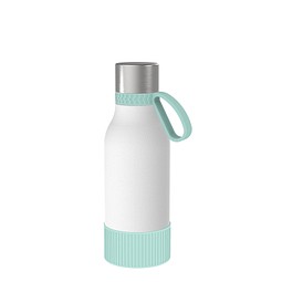 Thermotrinkflasche RETUMBLER-myNIZZA II 420 CERAMIC, weiß/mint/mint