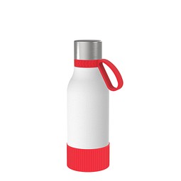 Thermotrinkflasche RETUMBLER-myNIZZA II 420 CERAMIC, weiß/rot/rot