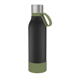 Thermotrinkflasche RETUMBLER-myNIZZA II 600 CERAMIC, schwarz/dunkelgrün/dunkelgrün