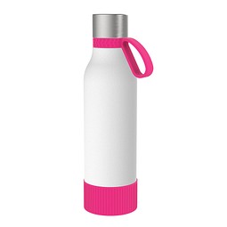 Thermotrinkflasche RETUMBLER-myNIZZA II 600 CERAMIC, weiß/magenta/magenta