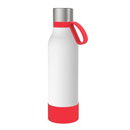 Thermotrinkflasche RETUMBLER-myNIZZA II 600 CERAMIC, weiß/rot/rot