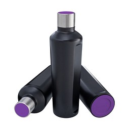 Thermotrinkflasche RETUMBLER-mySTEELONE, schwarz/lila
