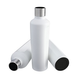 Thermotrinkflasche RETUMBLER-mySTEELONE, weiß/schwarz