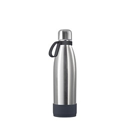 Thermotrinkflasche RETUMBLER-NIZZA, silber/anthrazit/anthrazit