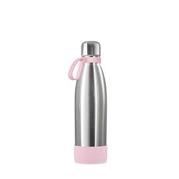 Thermotrinkflasche RETUMBLER-NIZZA, silber/rosa/rosa