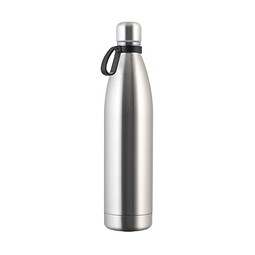 Thermotrinkflasche RETUMBLER-NIZZA XXL, silber/schwarz