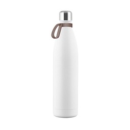 Thermotrinkflasche RETUMBLER-NIZZA XXL, weiß/braun