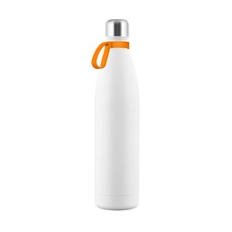 Thermotrinkflasche RETUMBLER-NIZZA XXL, weiß/orange