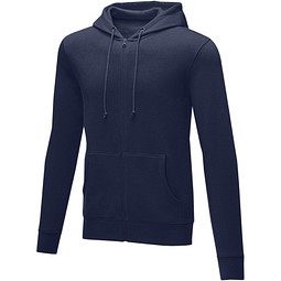 Theron Hoodie mit Reißverschluss für Herren, navy, 4XL