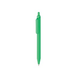 Streuartikel Tide Smooth Touch Stift – grün – mit Logo bedruckt, nachhaltig, Druckkugelschreiber, blau schreibend für den Büroalltag