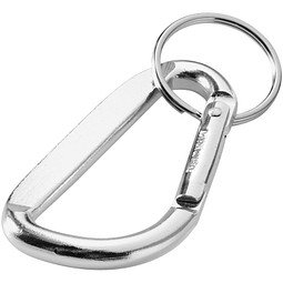 Timor Karabiner Schlüsselanhänger, silber