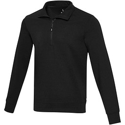 Tin Aware™ Pullover mit Half-Zip Reißverschluss Unisex, schwarz, XS