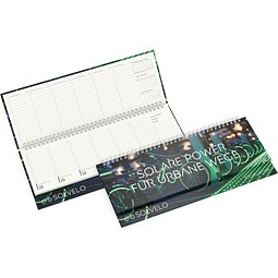 Tisch-Querkalender Compact Recycling-Kalendariumspapier, Hardcover Papier matt
