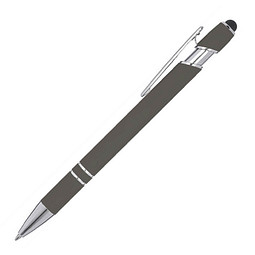 LANCE® Touch-Kugelschreiber Wangerooge, blaue Mine, anthrazit