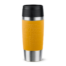 EMSA Travel Mug Isolierbecher Classic, 360 ml, senfgelb