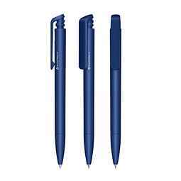 senator® Druckkugelschreiber Trento Matt Recycled, blaue Mine, blau 2757