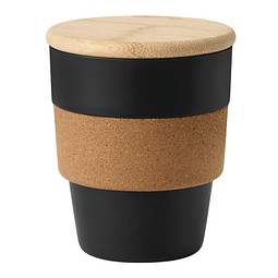 Trinkbecher TRAVEL GRIP,schwarz