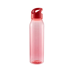 Sport-Werbemittel Trinkflasche Active Wave – rot – mit Logo bedruckt 650 ml aus hochwertigem Tritan auslaufsicher für Sportevents