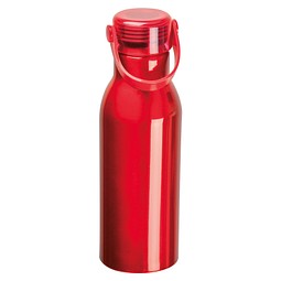 Trinkflasche aus recyceltem Aluminium , rot