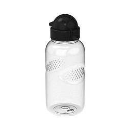 Trinkflasche Carve Junior, 500 ml, RENEW, transparent/schwarz