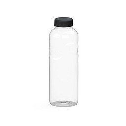 Trinkflasche Carve Refresh, 1 l, RENEW, transparent/schwarz