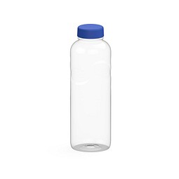 Trinkflasche Carve Refresh, 1 l, RENEW, transparent/standard-blau PP