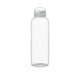 Trinkflasche  Carve Sports, 1 l, RENEW, transparent/weiss