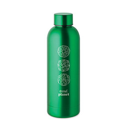 Trinkflasche Edelstahl 500 ml ATHENA, Grün
