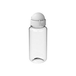 Trinkflasche Junior, 400 ml, RENEW, transparent/weiss