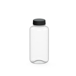 Trinkflasche Refresh, 700 ml, RENEW, transparent/schwarz