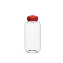 Trinkflasche Refresh, 700 ml, RENEW, transparent/standard-rot