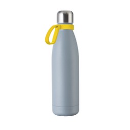 Trinkflasche RETUMBLER-myTOULON, grau, Ring gelb