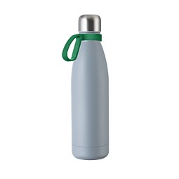 Trinkflasche RETUMBLER-myTOULON, grau, Ring grün