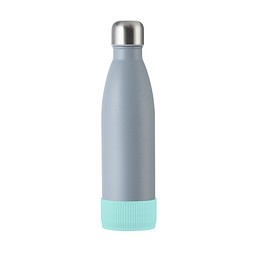 Trinkflasche RETUMBLER-myTOULON, grau, Sleeve mint