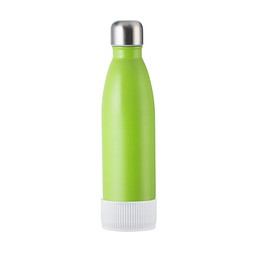 Trinkflasche RETUMBLER-myTOULON, hellgrün, Sleeve weiß