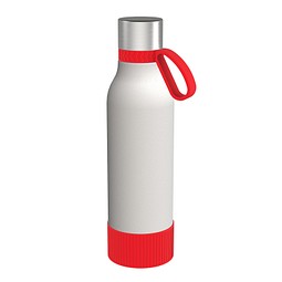 Trinkflasche RETUMBLER-myTOULON II 820, weiß/rot/rot