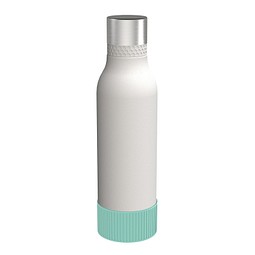 Trinkflasche RETUMBLER-myTOULON II 820, weiß, Sleeve mint