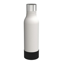 Trinkflasche RETUMBLER-myTOULON II 820, weiß, Sleeve schwarz
