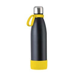 Trinkflasche RETUMBLER-myTOULON, schwarz/gelb/gelb