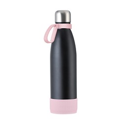 Trinkflasche RETUMBLER-myTOULON, schwarz/rosa/rosa