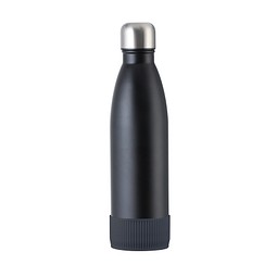 Trinkflasche RETUMBLER-myTOULON, schwarz, Sleeve anthrazit