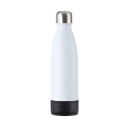 Trinkflasche RETUMBLER-myTOULON, weiß, Sleeve schwarz