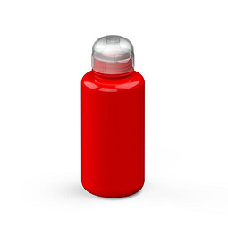 Werbeartikel Trinkflasche Sports – rot – mit Logo bedruckt 700 ml Tritan auslaufsicher für Sportevents & Turniere