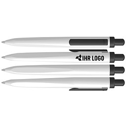 uma® Metall-Kugelschreiber TRION, weiss