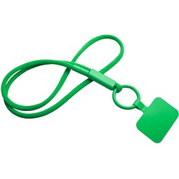 Tubyard Lanyard mit Telefonhalterung und Band aus recyceltem Kunststoff, grün