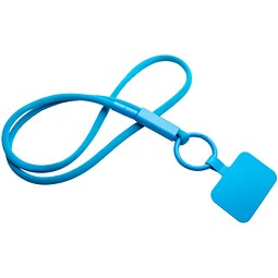 Tubyard Lanyard mit Telefonhalterung und Band aus recyceltem Kunststoff, himmelblau