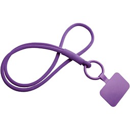 Tubyard Lanyard mit Telefonhalterung und elastischem Band, lila