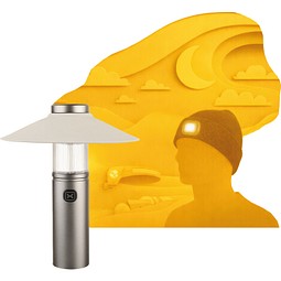 TURN Campingleuchte, silber