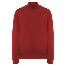 Ulan Sweatjacke Unisex, rot, S