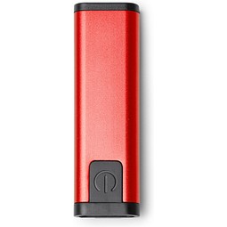 Ultraschlanke Taschenlampe aus Aluminium , Rot